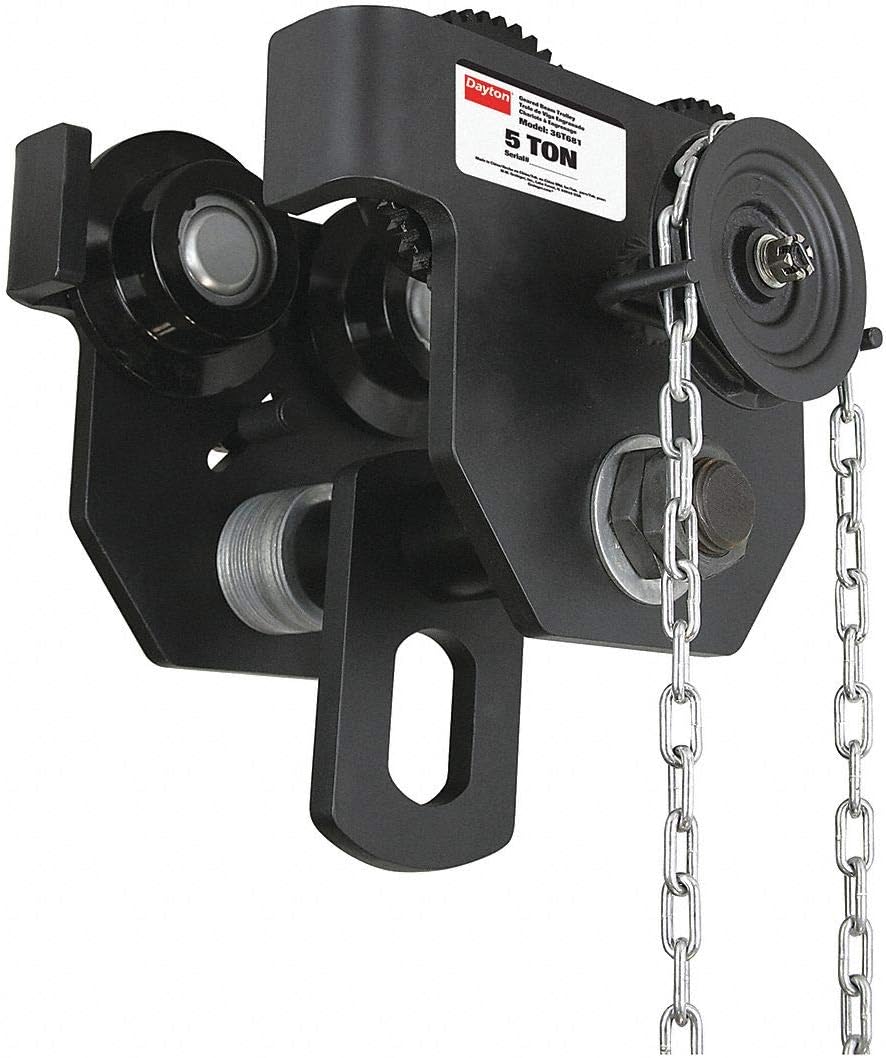 OZ Lifting OZ5GBT Geared Beam Trolley 5 Ton Cap.