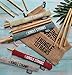 Jungle Straws® Bamboo Straws • Pack of 6 Reusable Drinking Straws Including Boba Straw for Bubble Tea • Storage Bag & Pouch • Zero Waste Natural Straws • Eco Friendly & Organic • Plastic Free • Green
