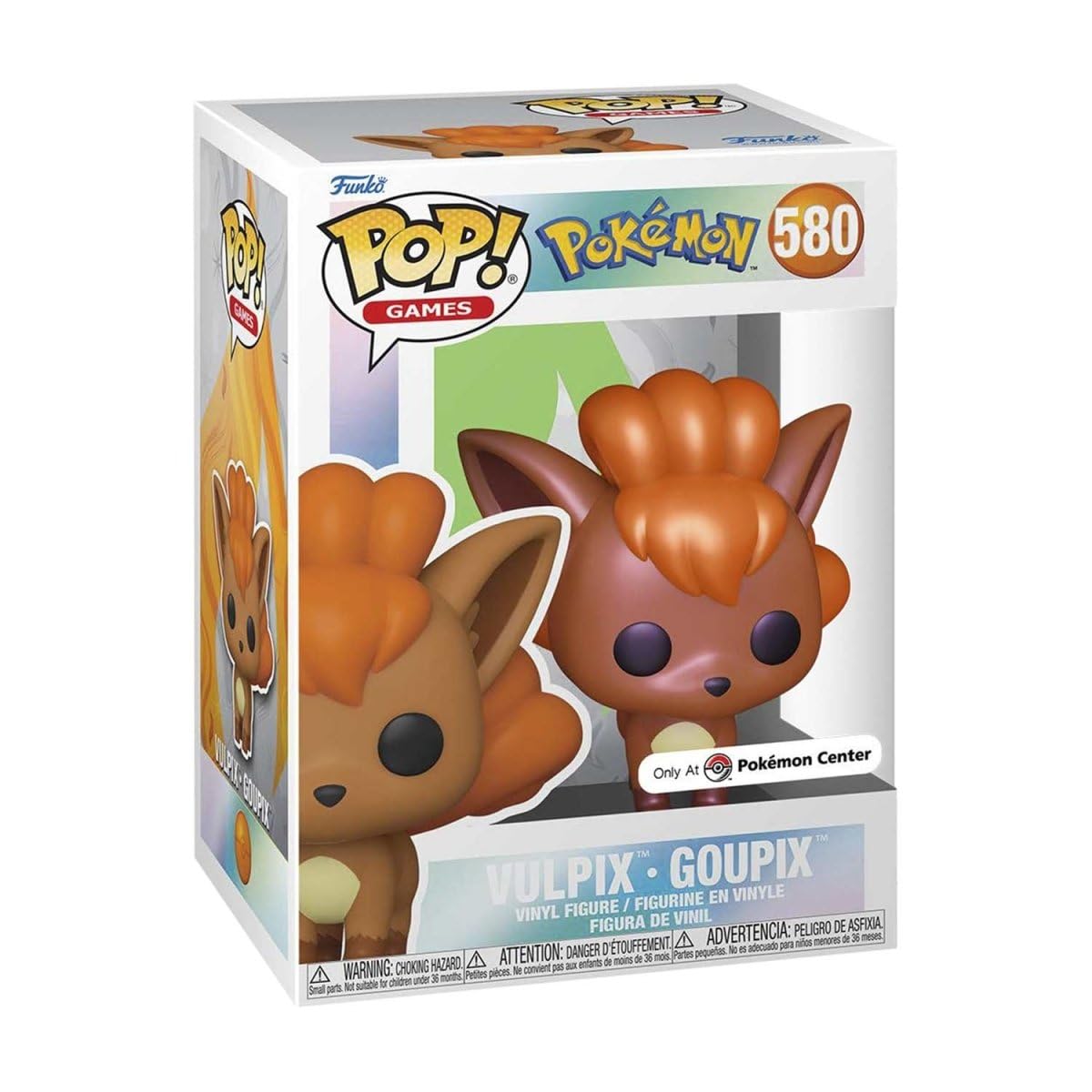 Funko Pop! Games: Pokémon - Vulpix (Pearlescent Pokémon Center Exclusive) #580