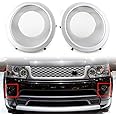 GZYF Car Auto Front Bumper Fog Light Bezel Cover for Range Rover Sport 2010-2013, 1 Pair