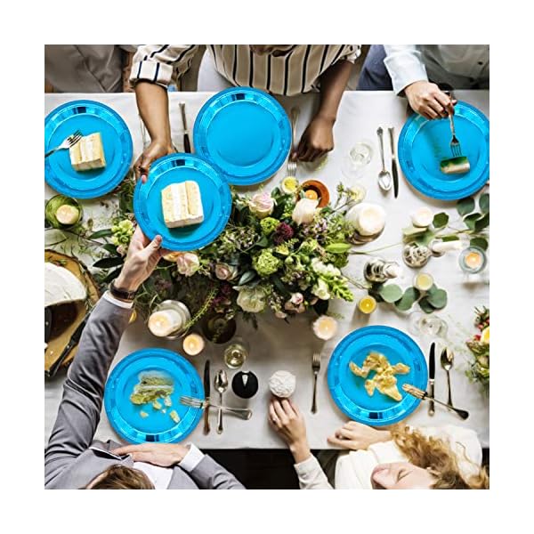 99pcs-Disposable-Tableware-Set-Blue-Party-Dinnerware-Blue-Background-Will-Enhance-Your-Table-Layout-and-Match-Any-Party-Theme BLLREMIPSUR 99pcs Disposable Tableware Set, Blue Party Dinnerware, Blue Background Will Enhance Your Table Layout and…