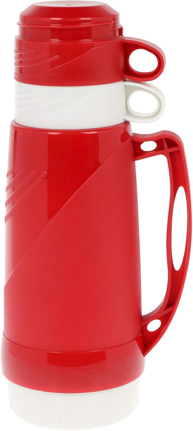 FAVECO 529295 Insulated Plastic Bottle, Red, 500 ml