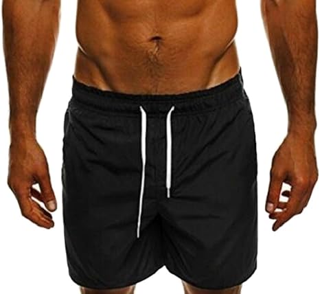 mens elastic waist shorts with fly