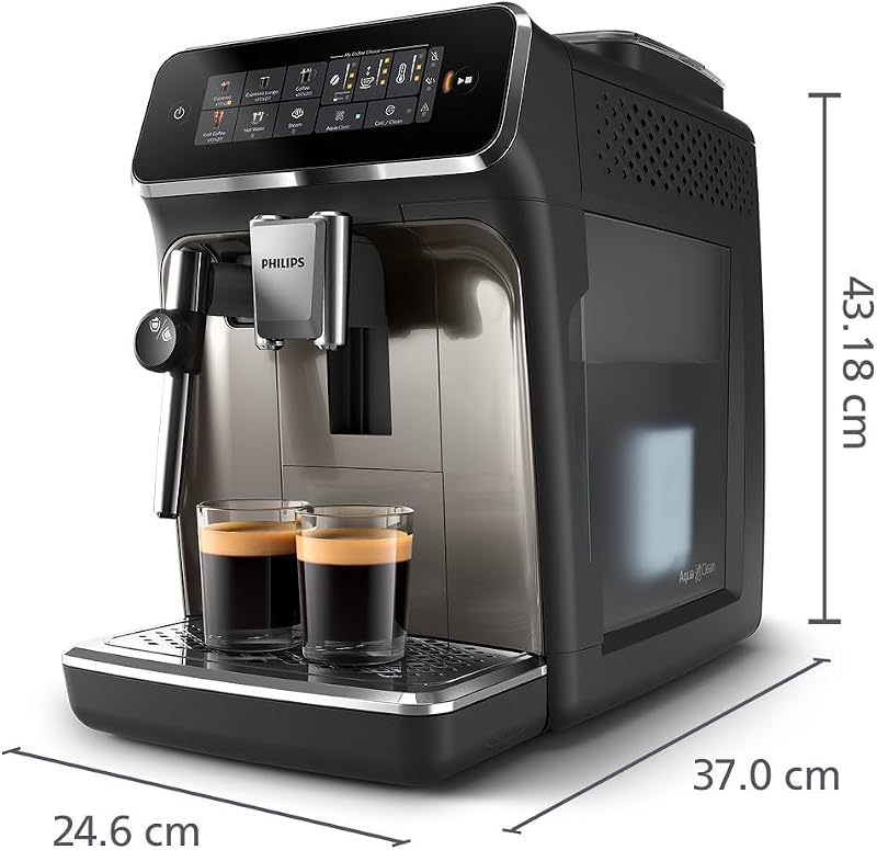 3300 Macchina Caffè Automatica, 5 bevande, Montalatte