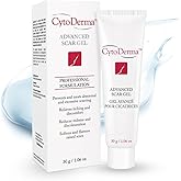 CytoDerma™ Advanced Silicone Scar Gel, 30g, Medical-Grade Treatment for Surgical Scars, C-Section, Burns & Keloids, Clear, Li