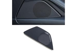 Goodithy Compatible with BMW 5 Series, Front Door Horn Loudspeaker Cover Interior Left/Right Sound Audio Speaker Cover Trim Replacement for BMW F10 F11 F18 520 523 525 530 (Black Right)