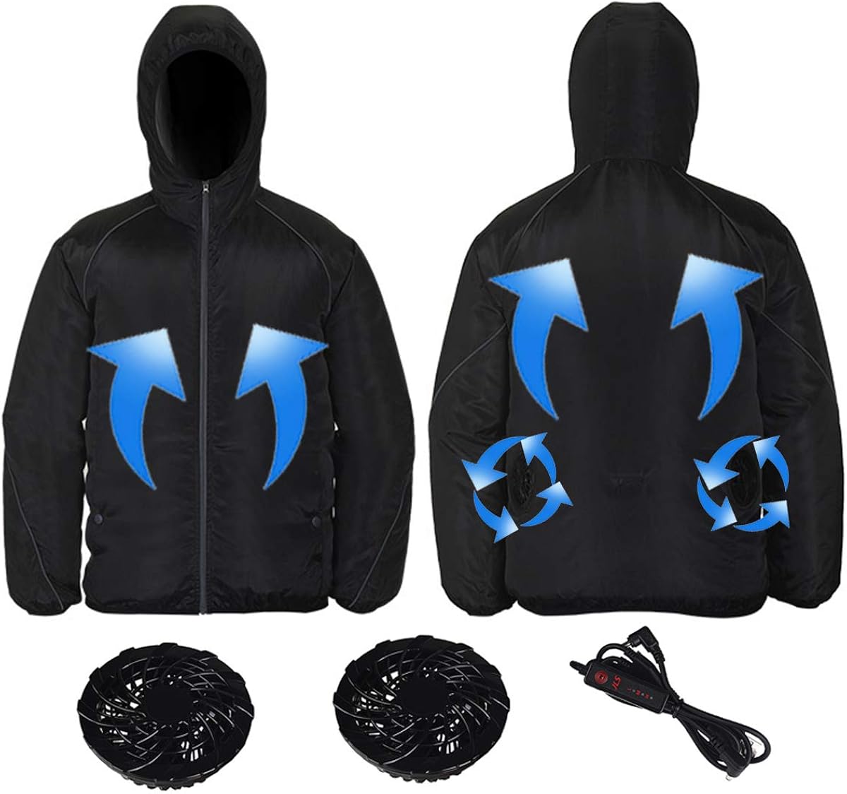 New Fan Jacket Summer Cooling Vest Air Conditioning