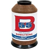 BCY B55 Bowstring Material Dark Brown 1/4 lb.