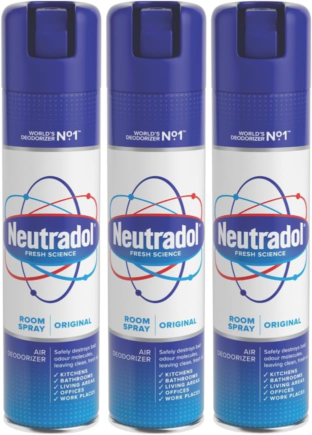 Neutradol Room Spray Original 300ml Multipack 3 x 300ml Odour Eliminator