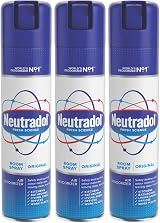 Neutradol Room Spray Original 300ml Multipack 3 x 300ml Odour Eliminator