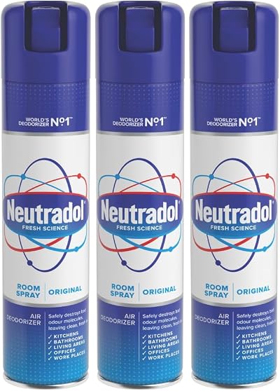 Neutradol Room Spray Original 300ml Multipack 3 x 300ml Odour Eliminator