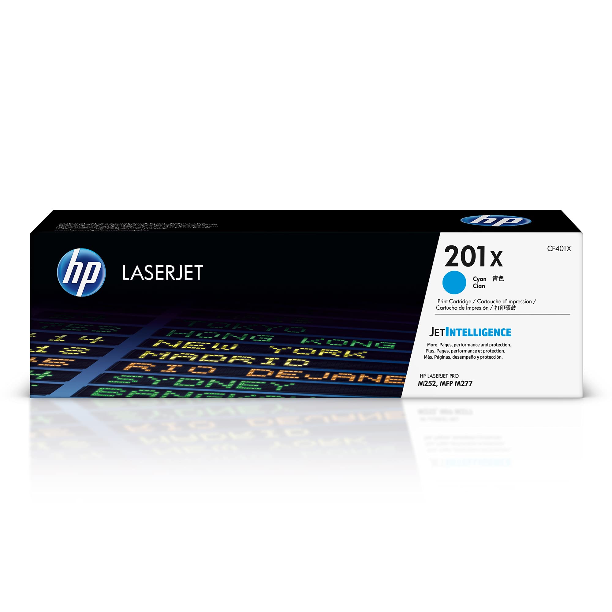 HP CF401X 201X High Yield Original LaserJet Toner Cartridge, Cyan, Single Pack — image 1