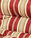 Greendale Home Fashions Indoor/Outdoor High Back Chair Cushion, Roma Stripe