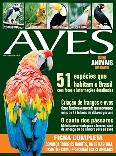 Livro Guia Animais do Brasil Aves