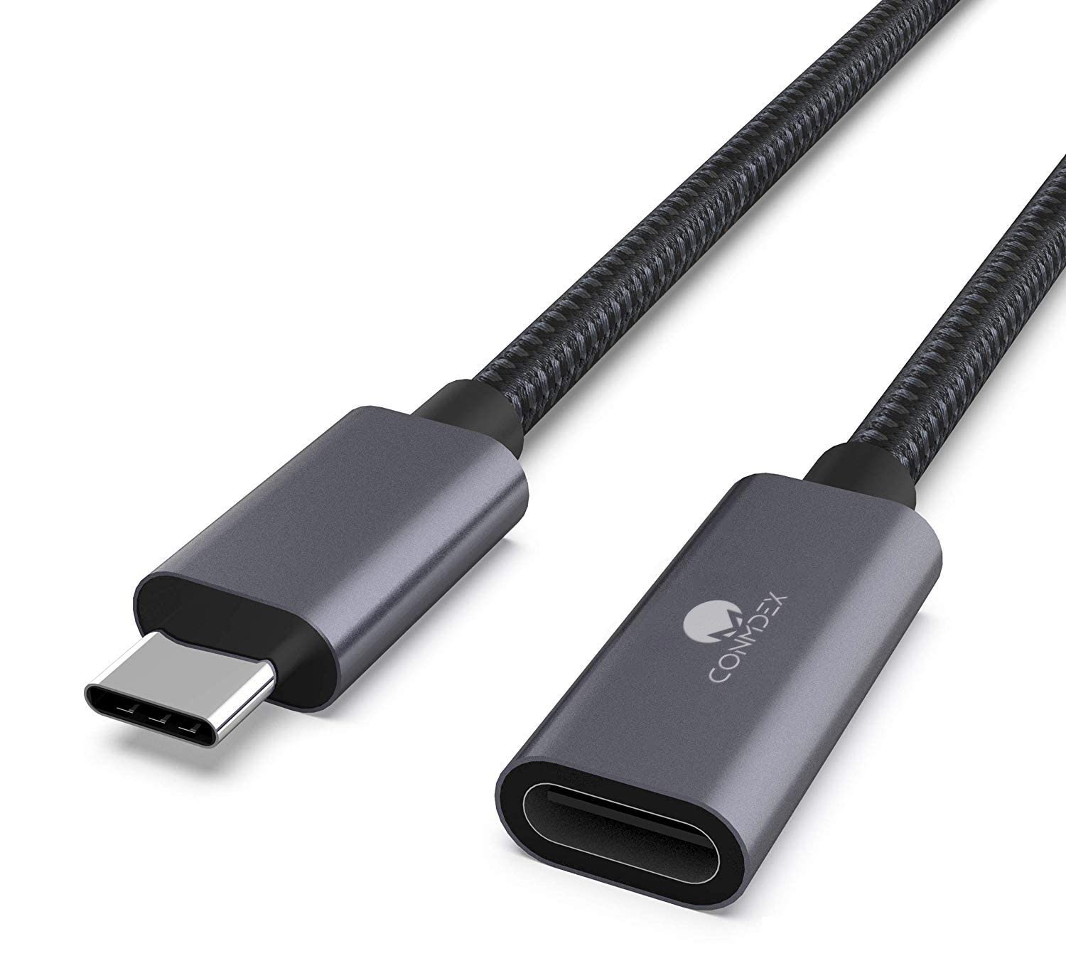 CONMDEX USB C Extension Cable USB C Male to Female USB Cable USB 3.1 Data Charging Cable 10Gbps,20V5A/100W ExtendCord for Wireless charger,Compatible with M1 Macbok Pro,Galaxy,Pixel,USB C Hub 1M