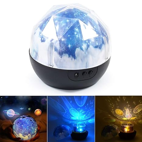 Proyector de luz nocturna - BESTGIFT LED Magic Planet Universe ...