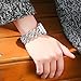 FresherAcc Compatible Apple Watch Band 38mm Women Men, Cowboy Chain Compatible iWatch Replacement Strap, Jewelry Wristband Compatible Apple iWatch Series 3/2/1, Sport, Hermes, Nike, Edition
