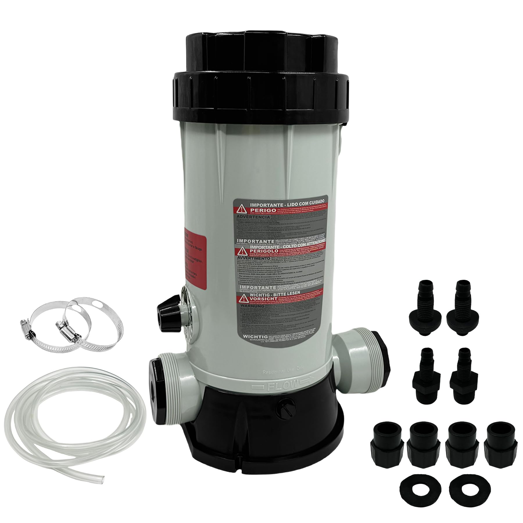 Photo 1 of CL220 Off-line Automatic Pool Chlorinator Compatible with Hayward Chlorine Feeder, for Swimming Pool/Ponds/Garden, High-Strength ABS Material, in-Line Above-Ground Pool Automatic Chlorine Feeder