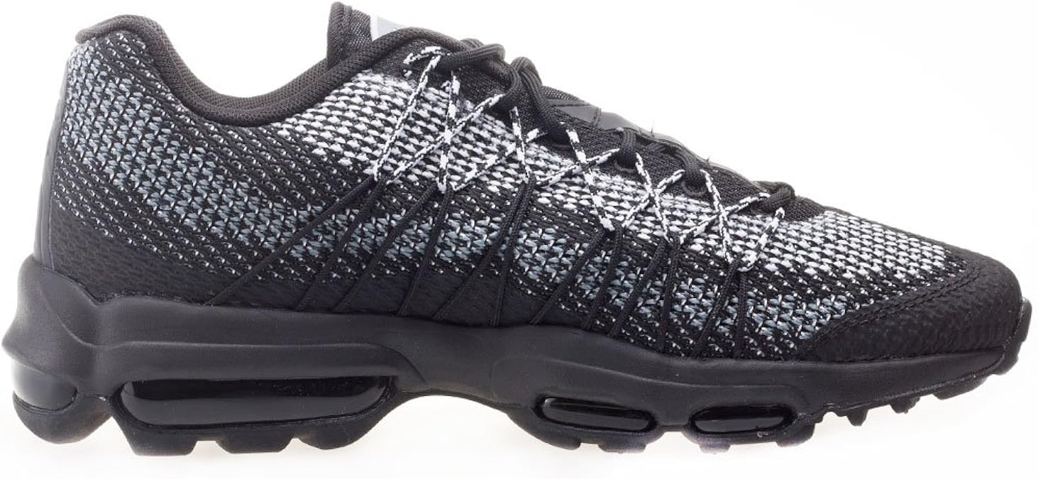 nike air max 95 ultra jacquard black white stealth grey