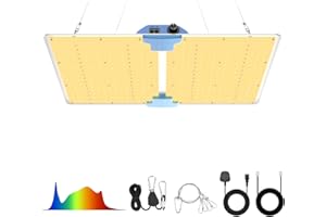 Phlizon PL2000 Plant LED Grow Light with LM281B LEDs Dimmable Daisy Chain Full Spectrum Grow Lamp for Indoor Plant Led Grow f