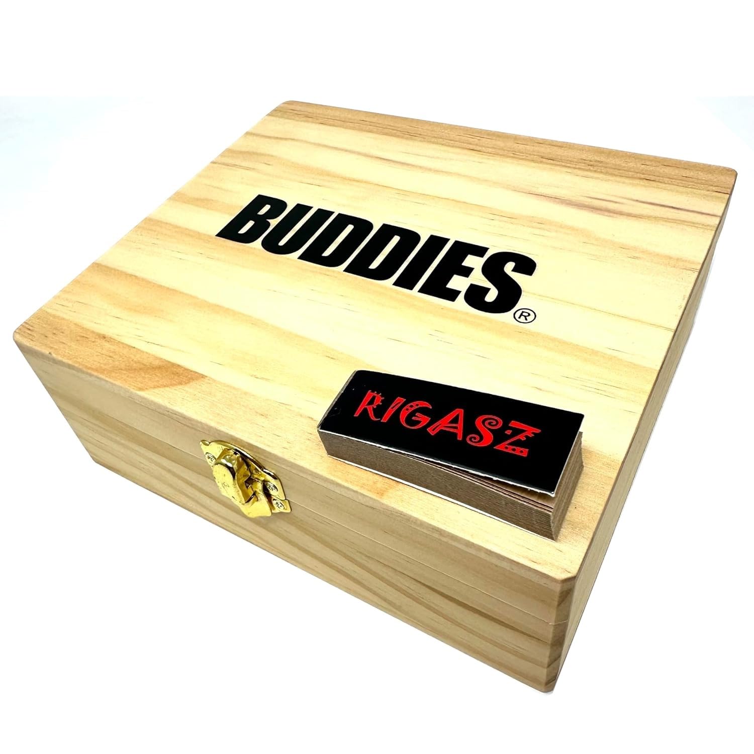 Rigasz Tips Wooden Storage Rolling Box