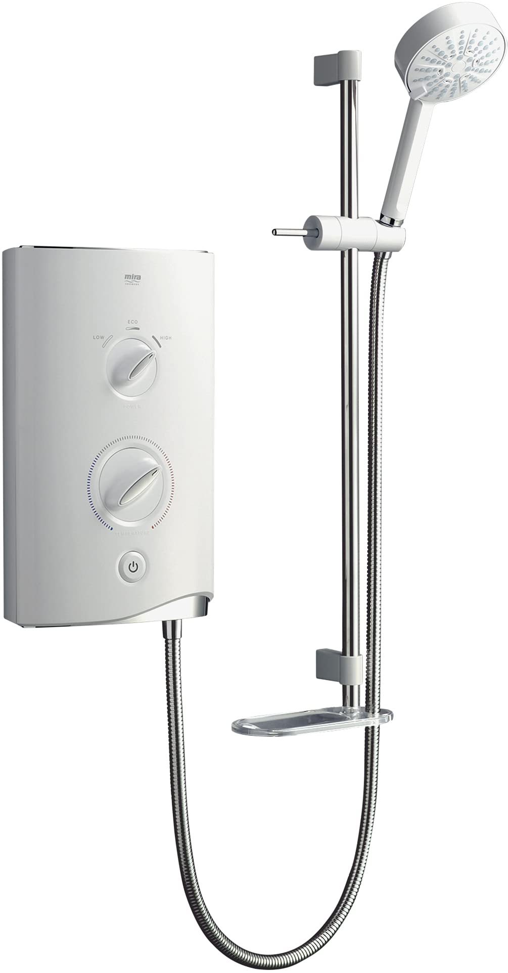Mira Showers Sport Electric Shower 9 KW Electric Shower White/Chrome 1.1746.002