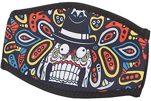 Adjustable Diving Snorkeling Mask Strap, SBR Material with Cartoon Print Hair Protector for Adult Youth Kids Men Women Swimmi