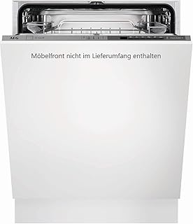AEG FSS5260AZ Vollintegrierter-Geschirrspüler / 60 cm / AirDry / Energiesparend / Spülmaschine mit Besteckkorb, Beladungserkennung, Glas-, Intensiv- & Kurzprogramm