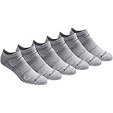 Saucony Men's RunDry Mesh Ventilating Comfort Fit Performance No-Show Socks, Available in M-XXL (6, 12, 18 Pairs)