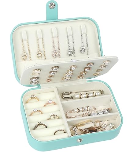 thumbnail image 2 of Personalized Jewelry Travel Case - Travel Jewelry Case Engraved With A Name - Love, Georgie 2 of 13