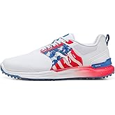 PUMA Golf Ignite Elevate 2 X Volition Spikeless Shoes White/Blue Streak/Strong Red Size 9.5 Medium