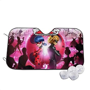 Cars Sunshade Miraculous Ladybug Cat Auto Amazoncom