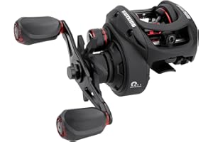 KastKing Brutus Baitcasting Fishing Reel, Graphite Frame, 7.2:1 Gear Ratio, 5+1 Shielded Stainless-Steel Ball Bearings,10 Button Magnetic Braking System, 17.6LB Carbon Fiber Drag, Aluminum Handle