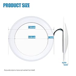 ECOELER 10 Pack 6 Inch LED 3000K Dimmable Flush