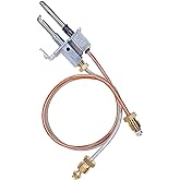 Water Heater Pilot Assembly For Atwood 91603 (91214) ，Includes Pilot Thermocouple Kit，Propane Gas RV Water Heater Parts For Dometic Atwood 91603 12" Replacement RV,Camper,Trailer Jade Pilot Assembly