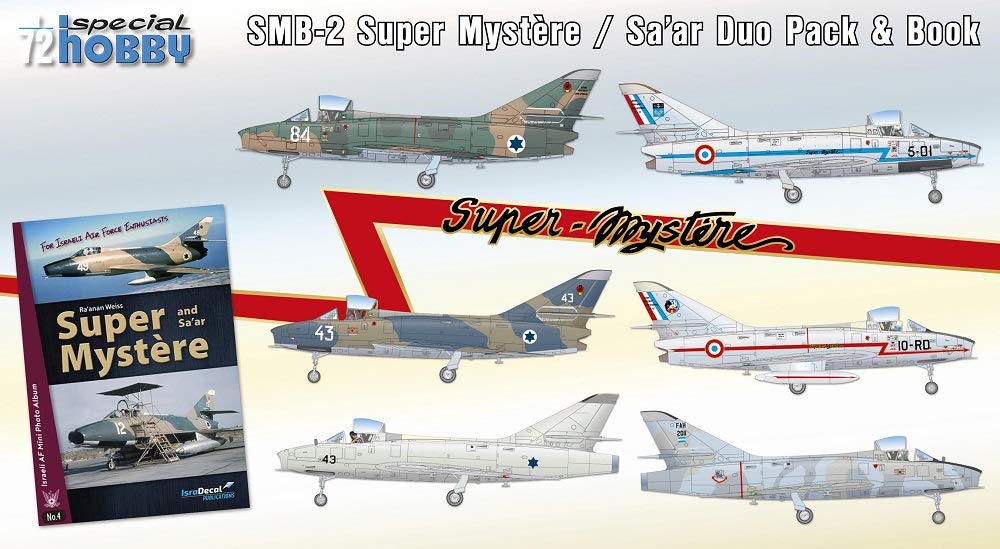 Special Hobby 1:72 - SMB-2 Super Mystere Duo Pack & Book