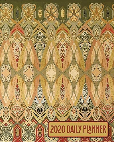 2020 Daily Planner: Fabulous Art Nouveau Stencil Motif Cover Full page a day and schedule at a glance. Inspirational quotes keep you focused on goals, ... students, organize your busy life!