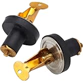 Seachoice Deck and Baitwell Plug, 1/2 in. Brass, 2 Count (Pack of 1)