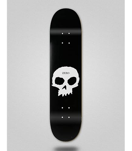 Amazon.com : Zero Single Skull Deck 8.0 Skateboard Decks : Sports