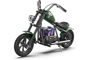 HYPER GOGO Cruiser 12 Plus - Electric Motorbike for Kids(Pine)