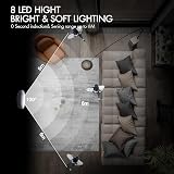 KOOSREEL Motion Sensor Lights Indoor 3 Pack USB Rechargeable LED Stair Lights view 5