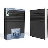 NIrV, Holy Bible, Large Print, Leathersoft, Blue