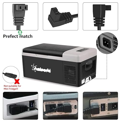 Fridge Freezer Cigarette Lighter Plug In Cooler Mini Refrigerator Plastic 6L High Efficiency Low Noise Personal