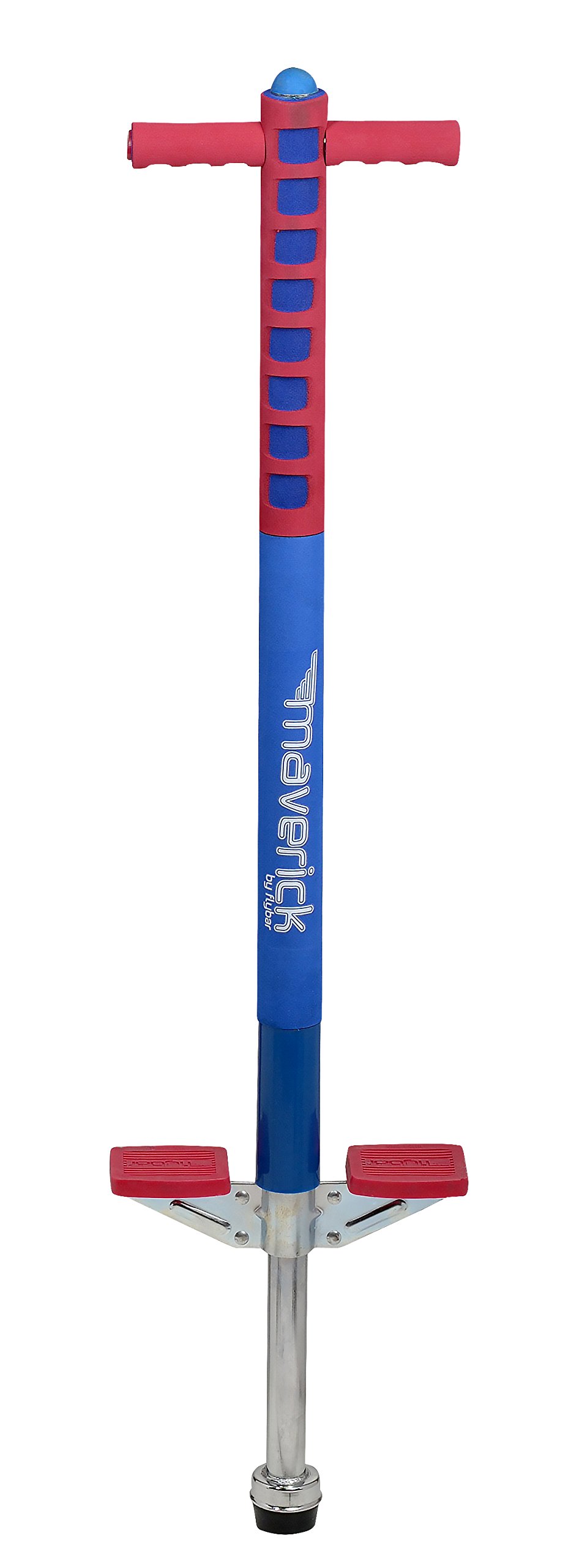 Flybar Foam Maverick Pogo Stick for Kids Ages 5+, Weights 40 to 80 Red