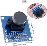 Youmile 2pcs OV7670 Camera Module 640x480 VGA CIF I2C Interface Arduino with view 3