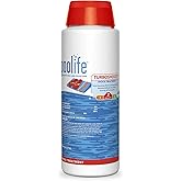 Poolife Turbo Shock to Eliminate Algae, Bacteria &amp; Cloudy Water - Strongest 78% Calcium Hypochlorite Pool Shock - Fast-Dissolving, No Pre-Mixing - Safe Chlorine Shock for All Pool Surfaces - 5 lb