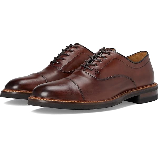 Amazon.com | Johnston & Murphy Men's Cormac Cap Toe Oxford Flat