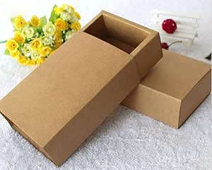 Caja de Regalo de 20 tamaños de Papel Kraft Negro, Caja de ...