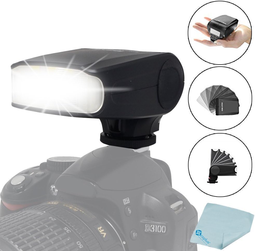 Mcoplus MK-320 GN32 TTL LCD Display Flash Speedlite Lighting for FujiFilm Fuji Hot Shoe Camera X-T1 X-M1 X100s X100t X30 X-pro 1 X-a1 X-A2 X-E1 X-E2 S1 SL1000 Focus Speedlite(MK-320F)