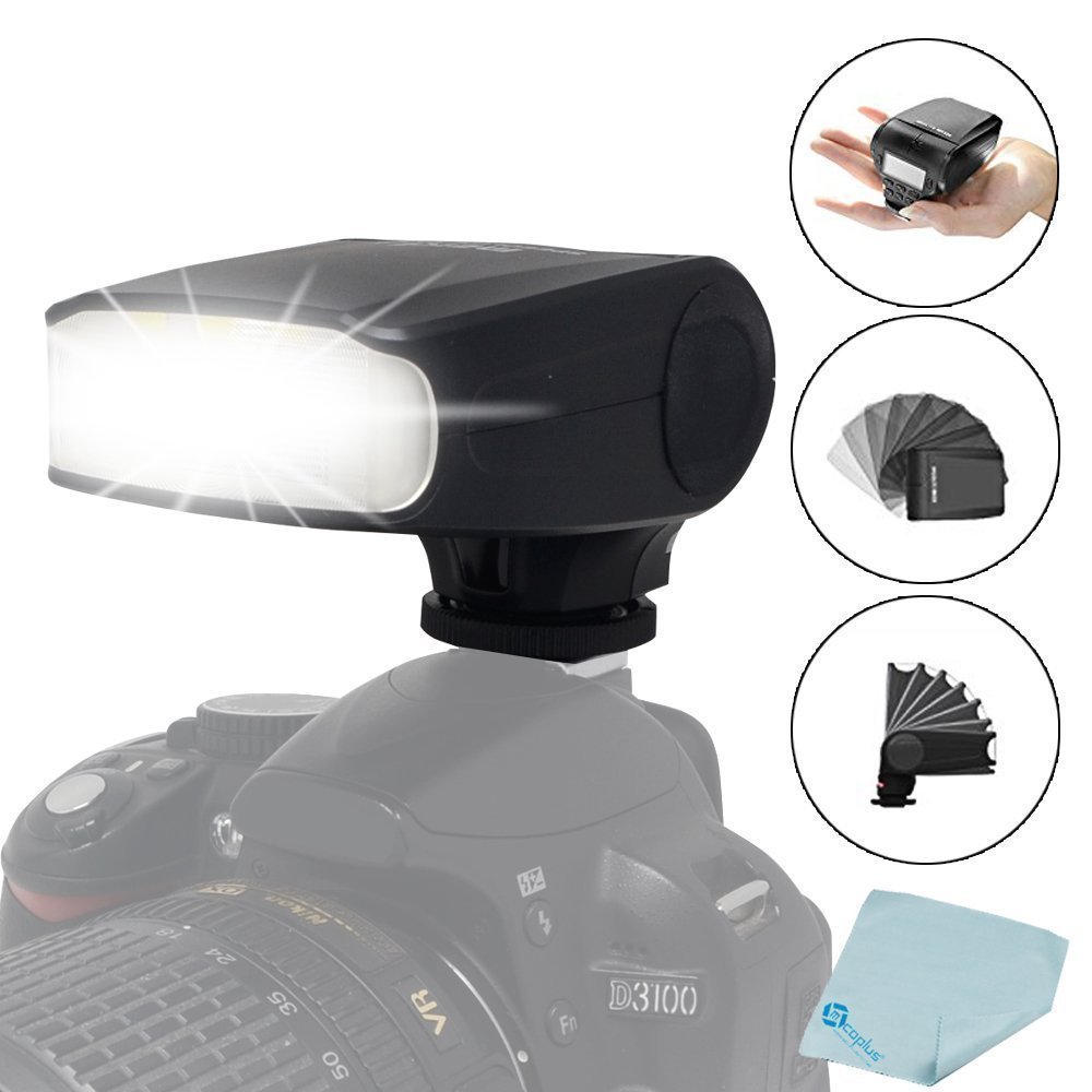 Mcoplus MK-320 GN32 TTL LCD Display Flash Speedlite Lighting for FujiFilm Fuji Hot Shoe Camera X-T1 X-M1 X100s X100t X30 X-pro 1 X-a1 X-A2 X-E1 X-E2 S1 SL1000 Focus Speedlite(MK-320F)